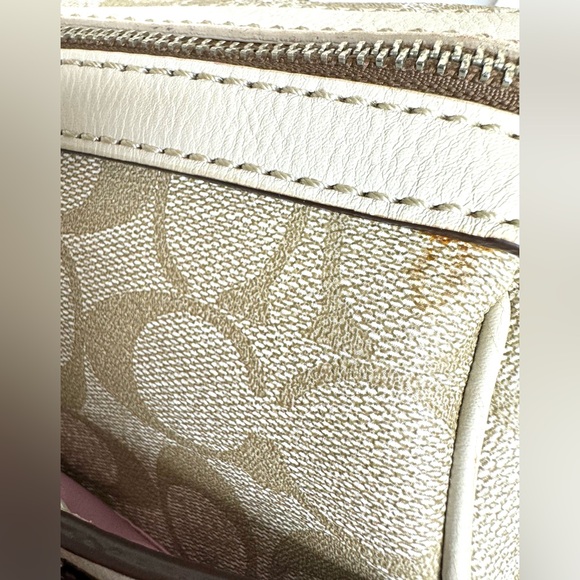 COACH SPEEDY TOTE PINK SIGNATURE C - Picture 8 of 12